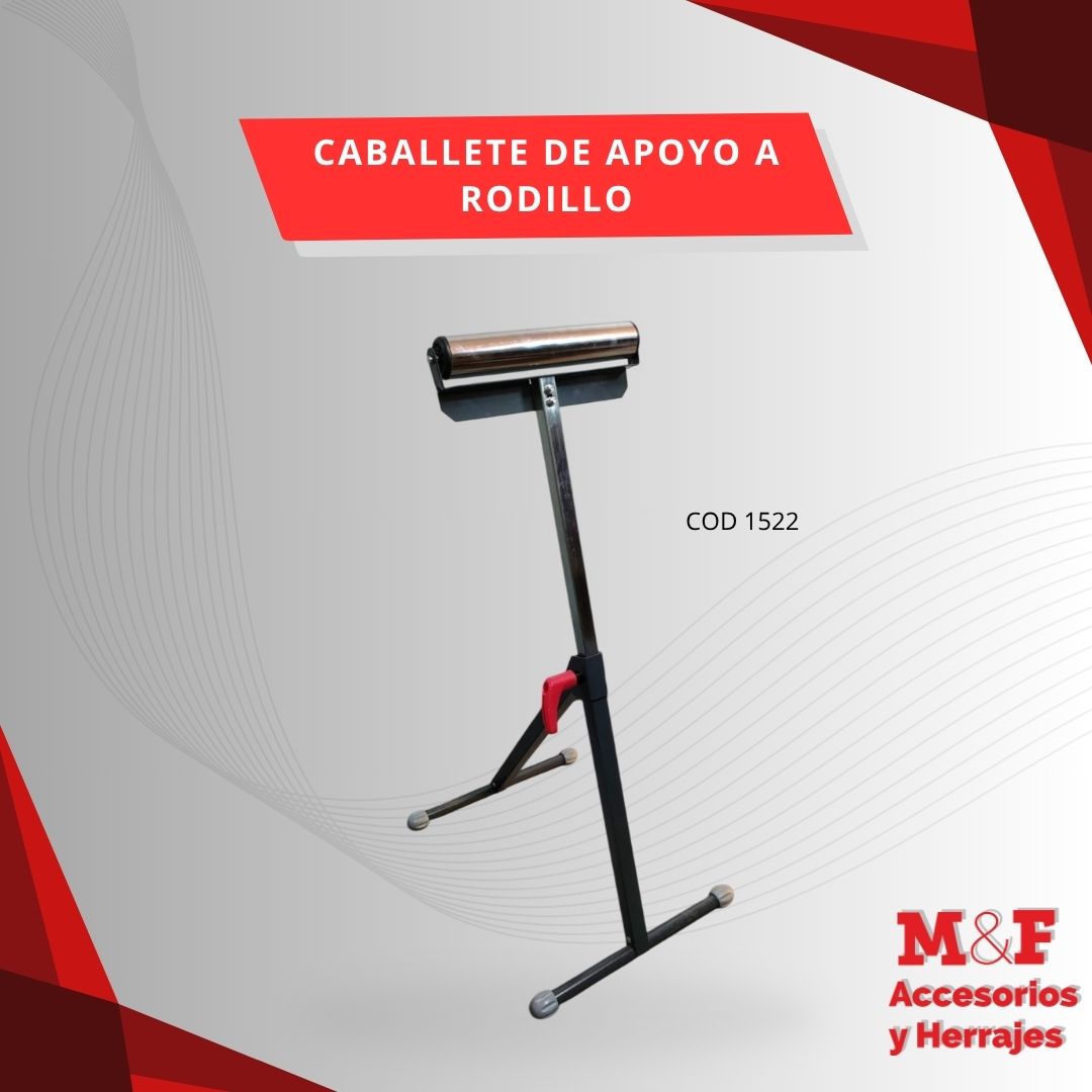 Caballete de Apoyo a Rodillo 